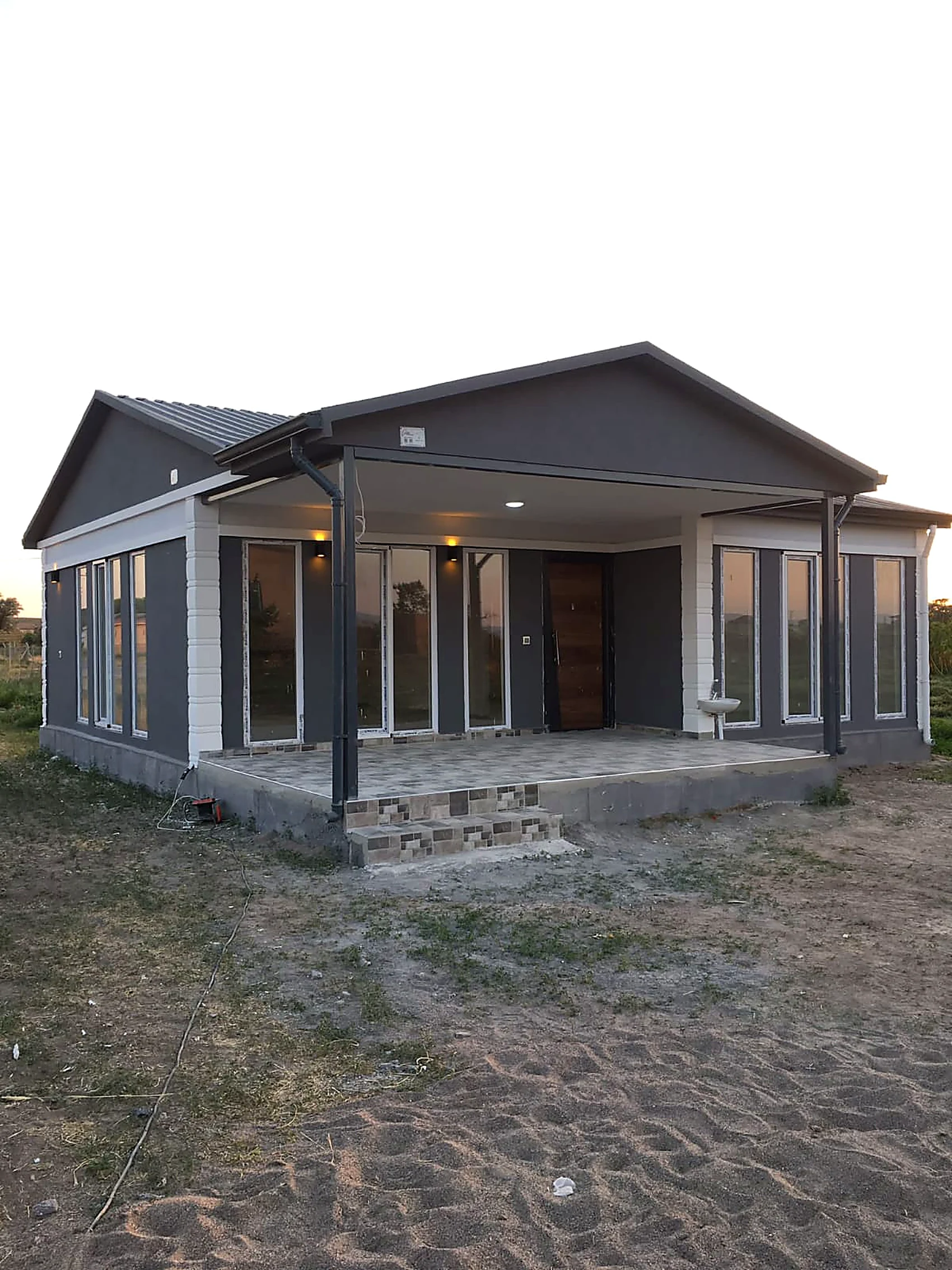 Prefabrik villa teslim aşaması